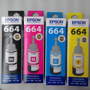 

tRF04S Tinta Epson T6641 Series (Black + Color) U/ Printer Epson L Series E57Dtgfe