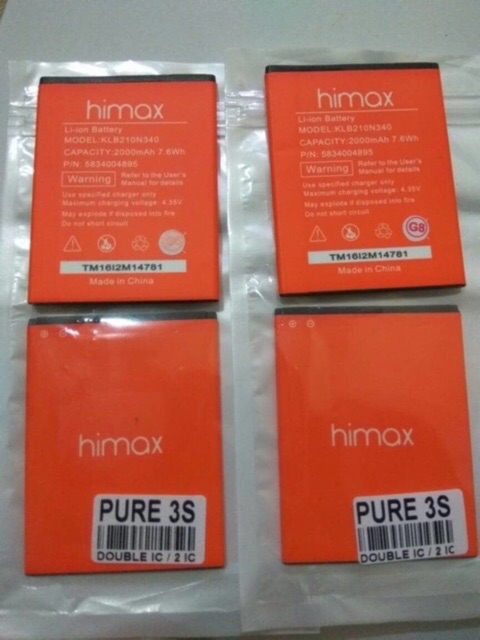 Batt Baterai Battre Himax Pure 3S H Clasic M20i KLB210N340 Batre