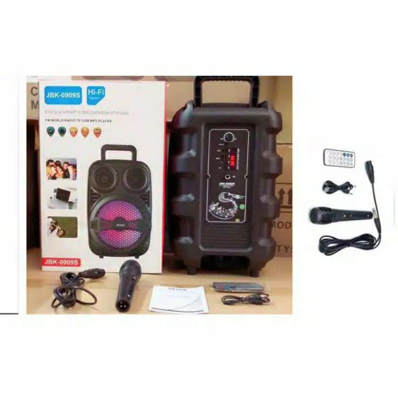 JBK-0903s Speaker + Mic Karaoke Big Sound Speaker Bluetooth Portable Karaoke