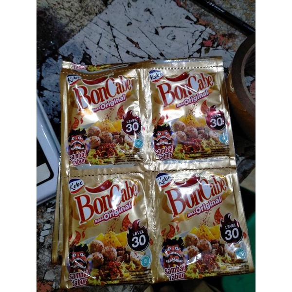 Bon cabe level 15 dan 30. per renteng isi 12pcs.