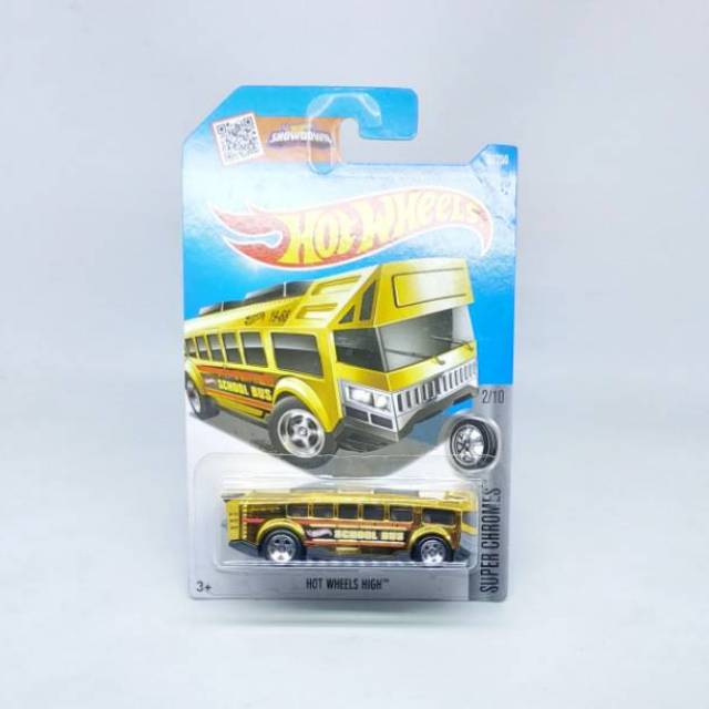 Jual Hot Wheels High School Bus Super Chromes Shopee Indonesia