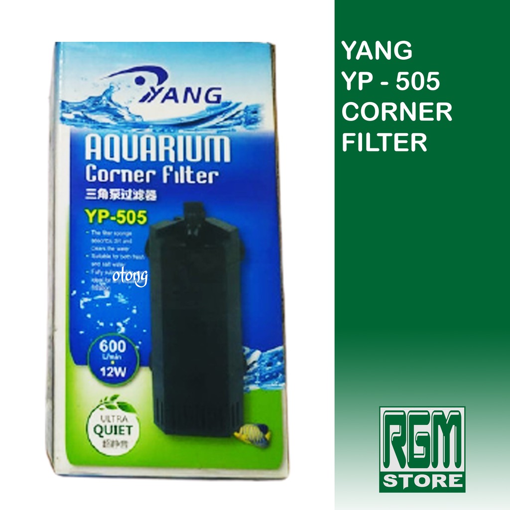 YANG YP505 yp 505 corner filter pojok sudut aquarium aquascape