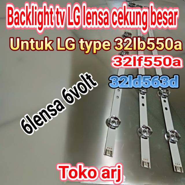 lampu backlight  TV led LG 32lb563d 32lb550a,32lf550a