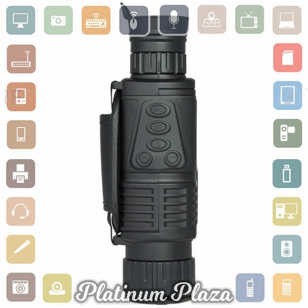 Hawke Night Vision Long Distance Monocular Telescope - 1000m - Black`6DV8F2-