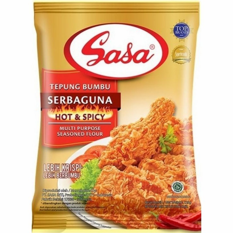 

sasa tepung bumbu serba guna Hot &spacy 210 gram