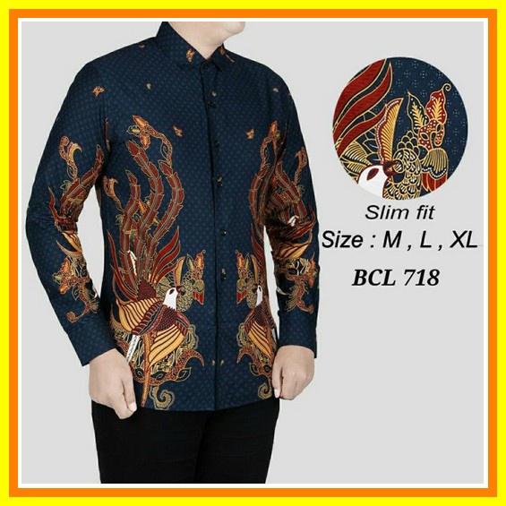 Kemeja Batik Baju Batik Pria Bahan Halus Kemeja Motif Batik Kemeja Kerja Batik Kemeja Batik Hariraya