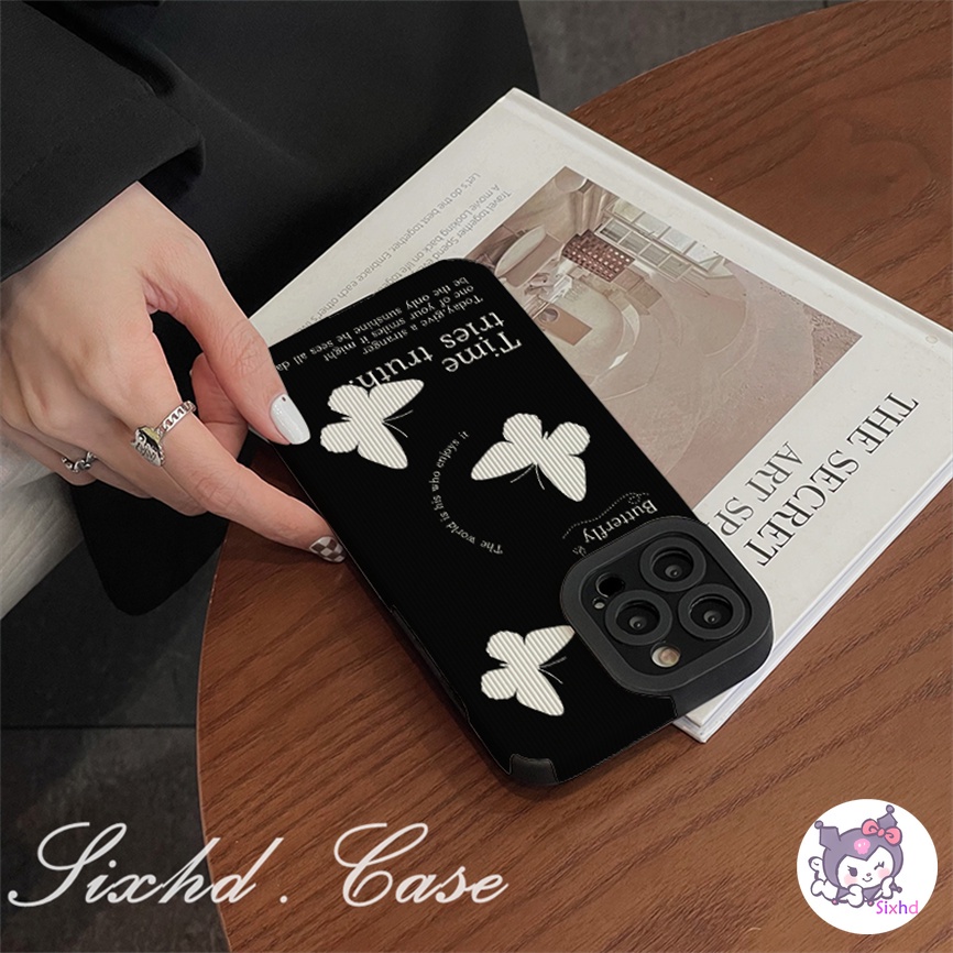 Casing OPPO A57 A76 A96 A95 A94 A74 A55 A54 A16 A15 A53 A33 A32 A31 A5s A3s A5 A9 Reno 8Z 7Z 6Z 5Z 6 5 F11 F9 Pro Fashion Advanced Simple Butterfly Phone Case Soft Silicon Protective Cover