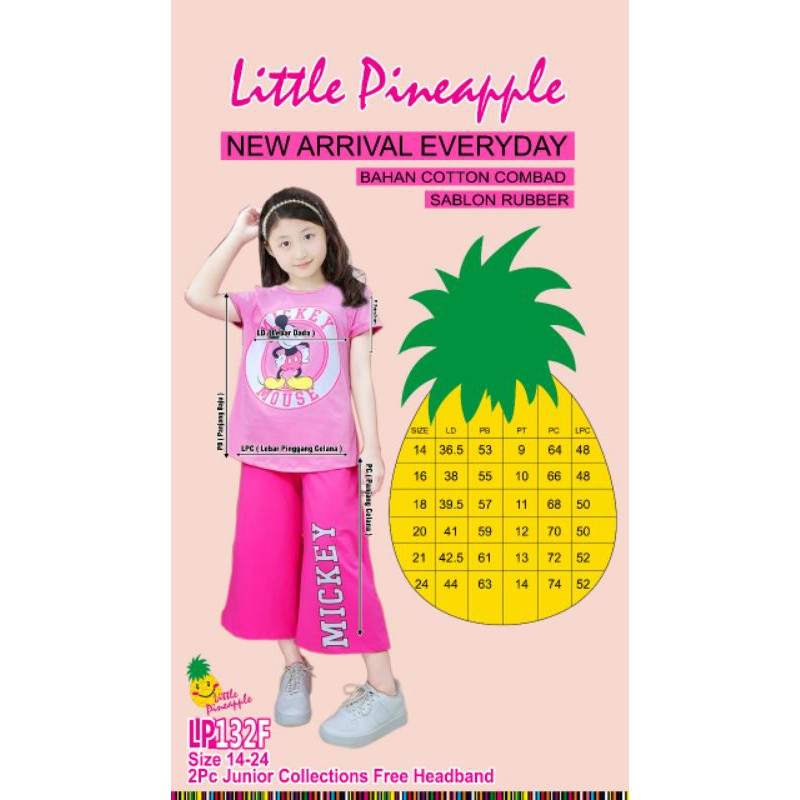 Setelan Anak by Little Pineapple LP132F  / Baju Anak