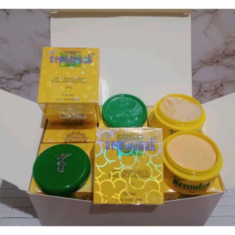 [Lusinan] Cream Temulawak 2 In 1 Susun Siang Malam Original Import Malaysia 12 Pcs