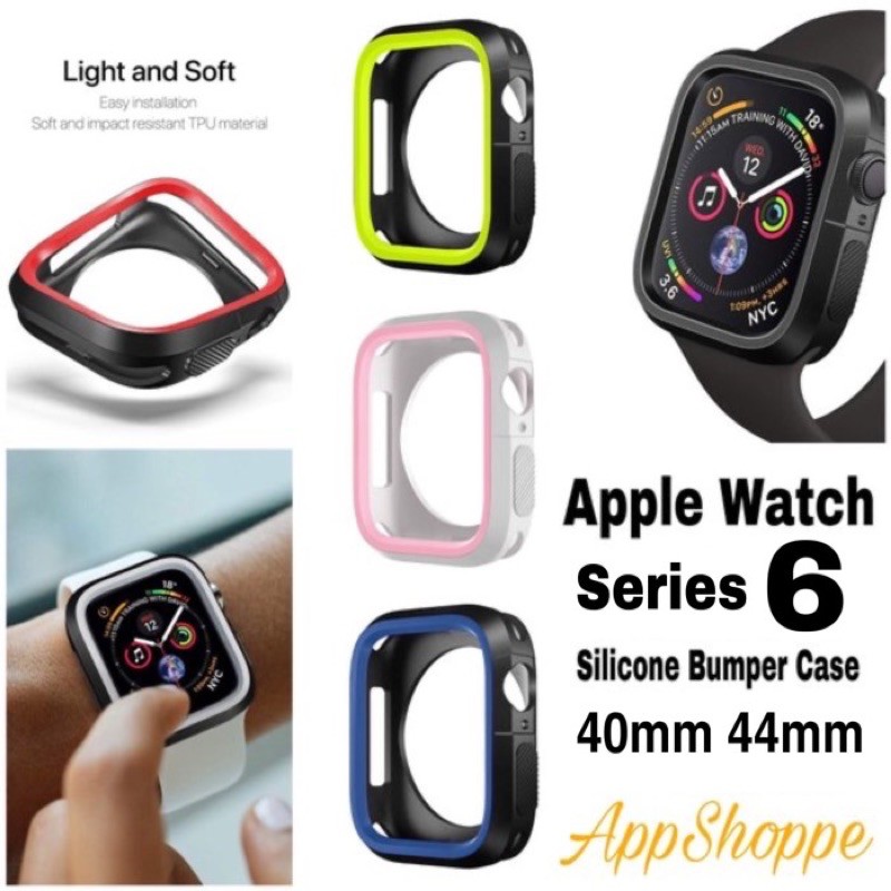 Apple Watch Series 6 Silicone Bumper Soft Case NIKE DESIGN 40mm 44mm