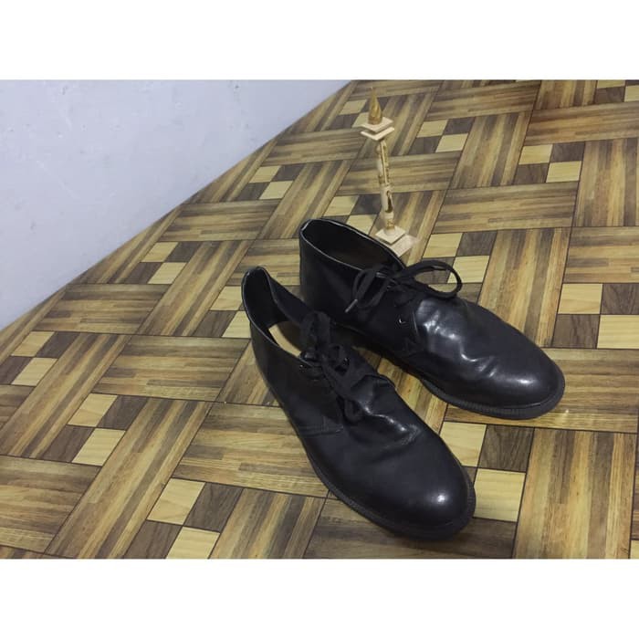 RPM SEPATU HITAM PDH BERTALI PASKIBRA COWOK PRIA SHOES UK 41