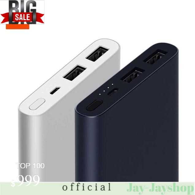 Xiaomi Power Bank 10000mAh 2nd Generation 2 USB Port (ORIGINAL)