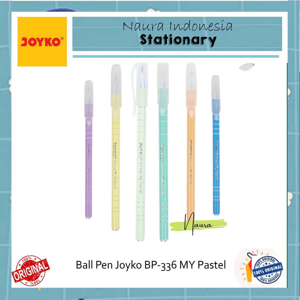 

Ball Pen Joyko BP-336 MY Pastel (12pcs)