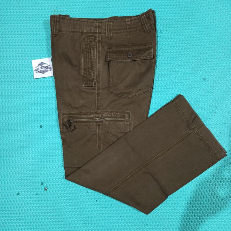 CELANA CARGO PANJANG GAP SIZE 35 SECOND CARGO PANTS MURAH