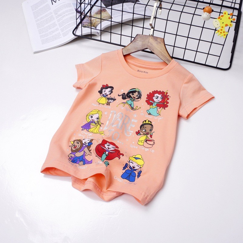 Kaos Lengan Pendek motif Princess | Tee Cotton