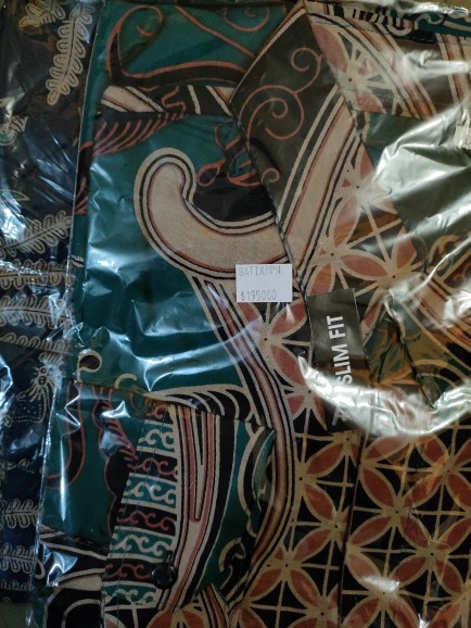 Kemeja Batik Pria Lengan Panjang Bahan Katun Banyumili Ijo Hem Batik Pria Slimfit Style & Quality