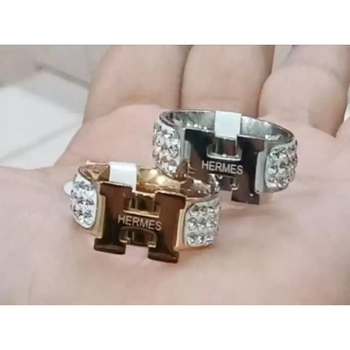 Gelang Tangan Wanita Titanium Premium Anti Karat Berlian Emas 18K Bulat Angka Romawi Ala Bangle fashion korea limited edition