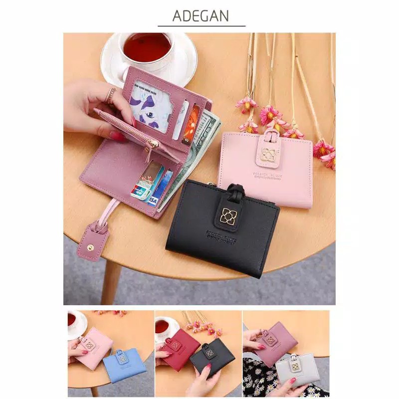 Dompet Wanita KC75 import Murah Lipat Kecil Lucu Dan Cantik dompet import real pict