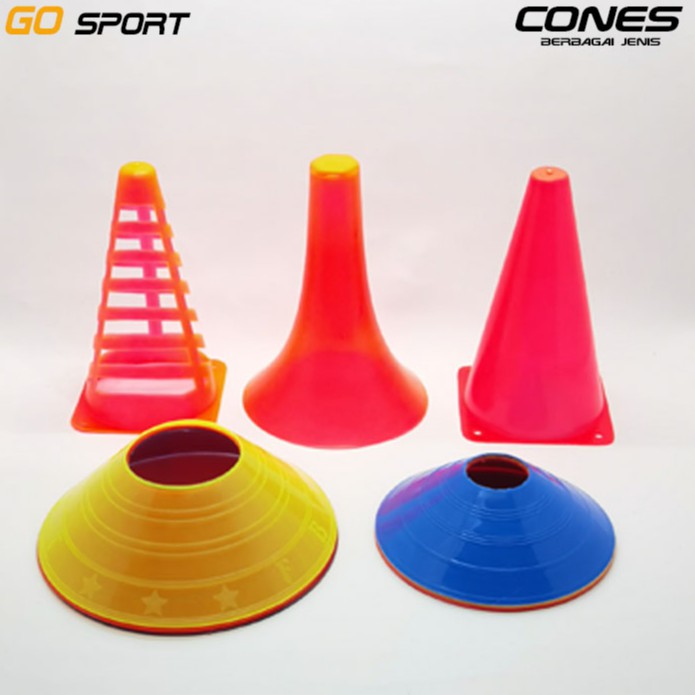 Cone Sepakbola Cone Mangkok Cone Kerucut cone Latihan Sepak Bola Futsal