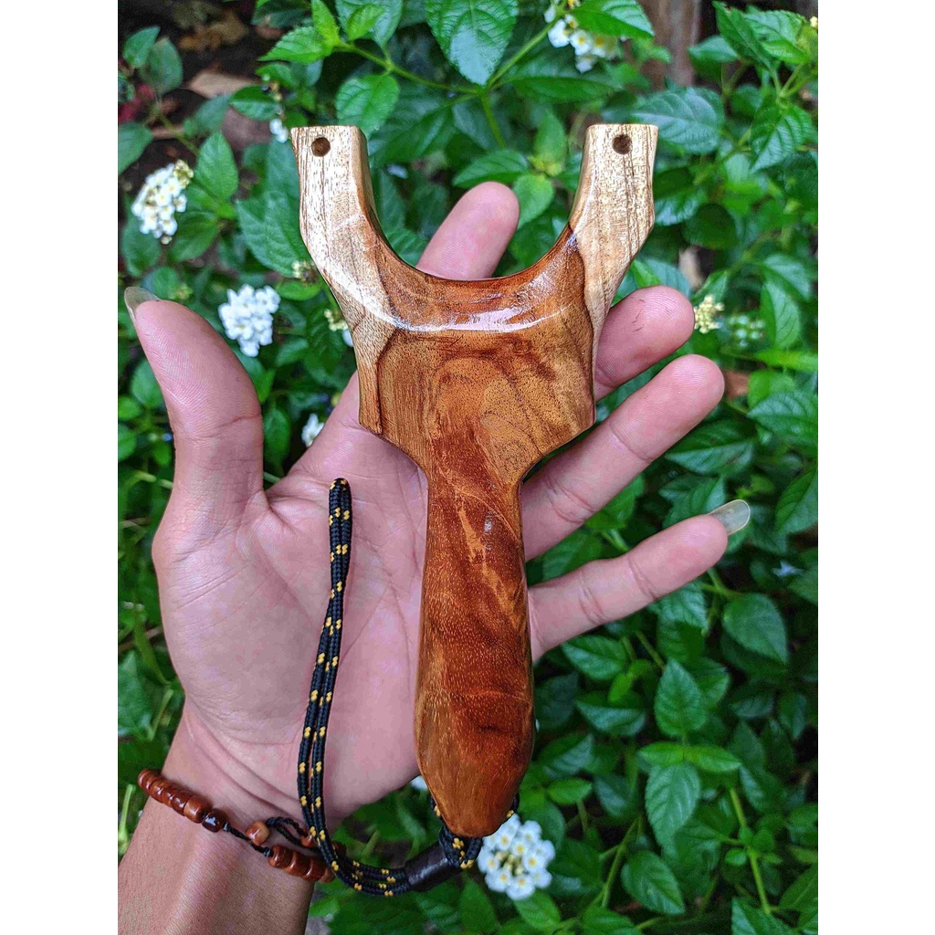 Frame ketapel ikan kayu jati