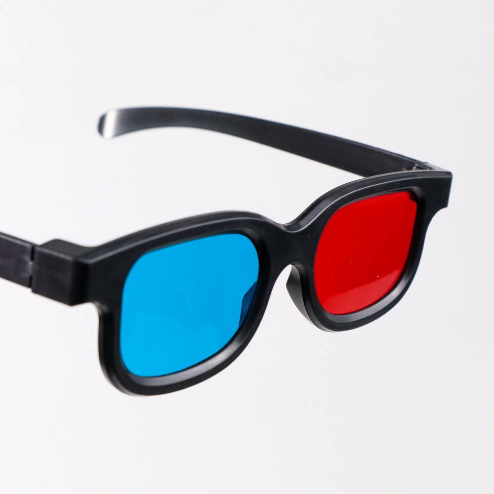 3D Glasses Plastic Frame / Kacamata 3D - H3 - Black