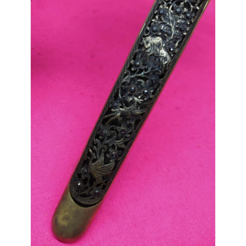 Jual Pendok Keris Asli Antik Bahan Kuningan Tembaga Warna Sangup