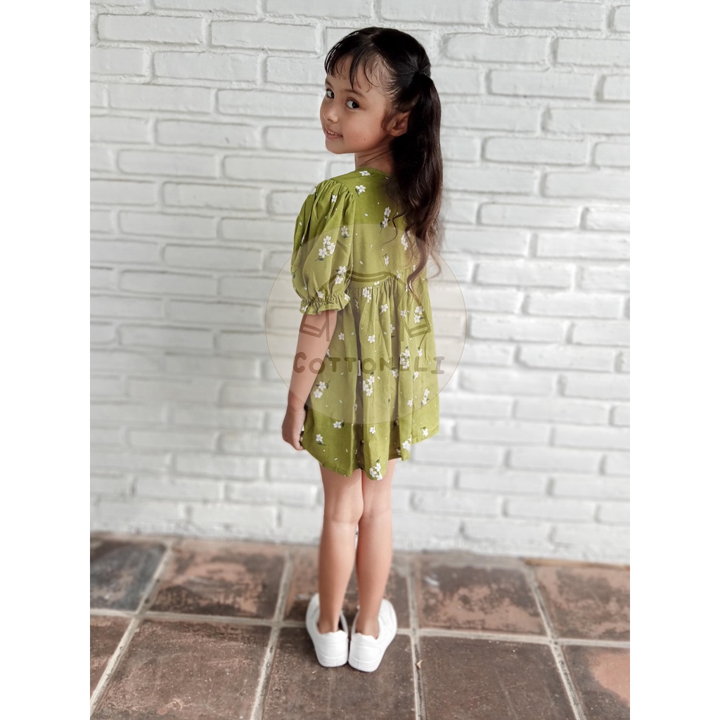 MAYU - Dress Anak Rayon Full Kancing