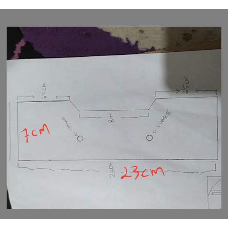 Besi plat custom 3mm