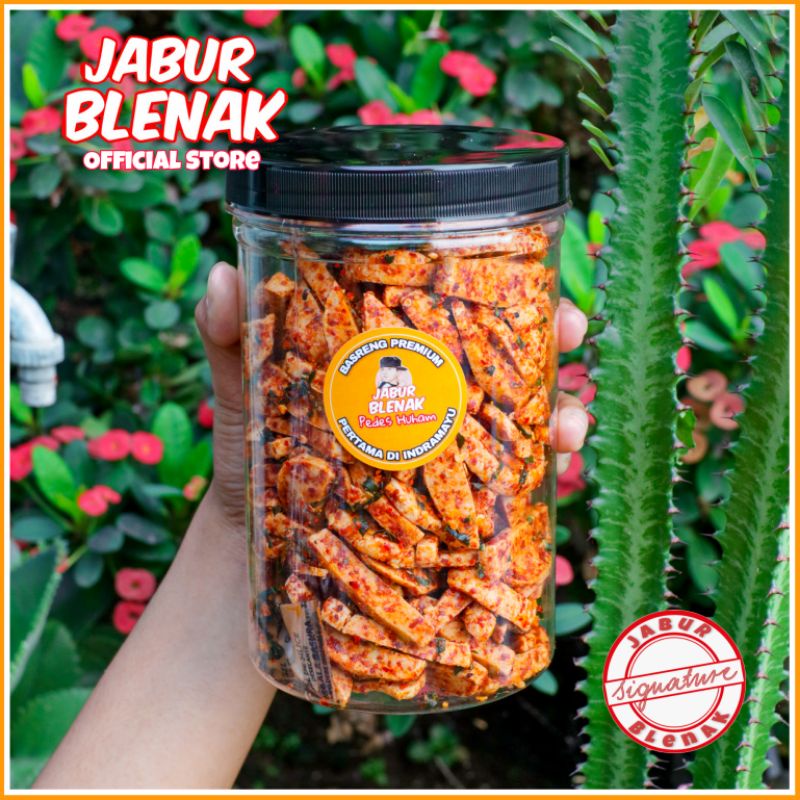 Basreng stik Bumbu Basah Daun jeruk/Basreng pedas 300 gram premium viral jajanan murah-6