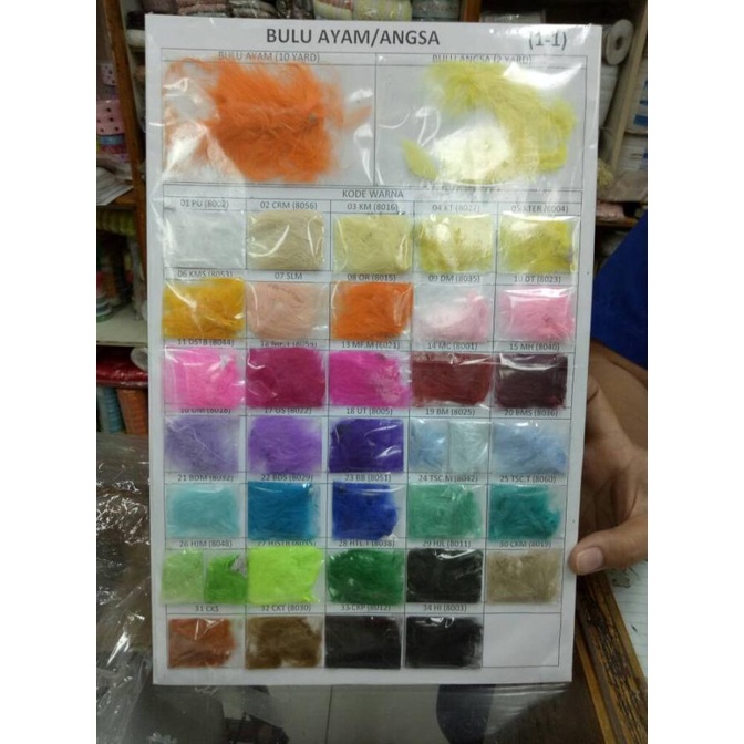 [ COD ] bulu angsa meteran hiasan aksesoris