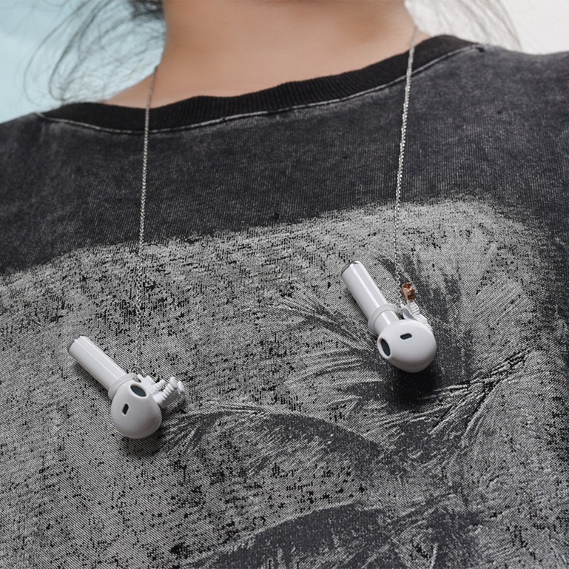 Rantai Headset Anti Hilang Dengan Liontin Astronot Untuk Airpods Pro