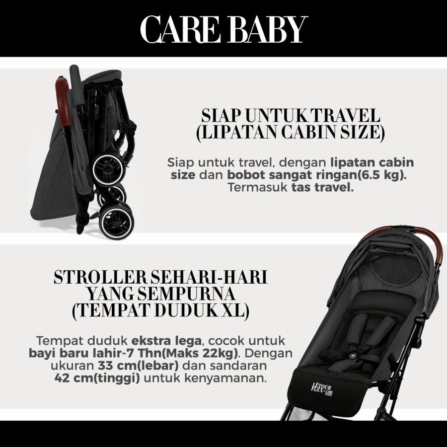 Stroller Care Baby Letour Flex Cabin Size