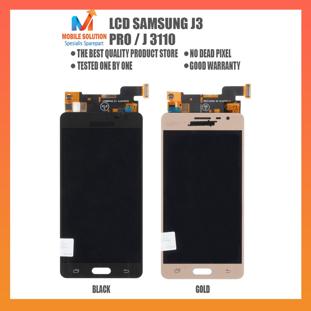 Grosir LCD Samsung J3 Pro / LCD Samsung J3110 2016 ORIGINAL 100% Fullset Touchscreen Garansi 1 Bulan + Packing