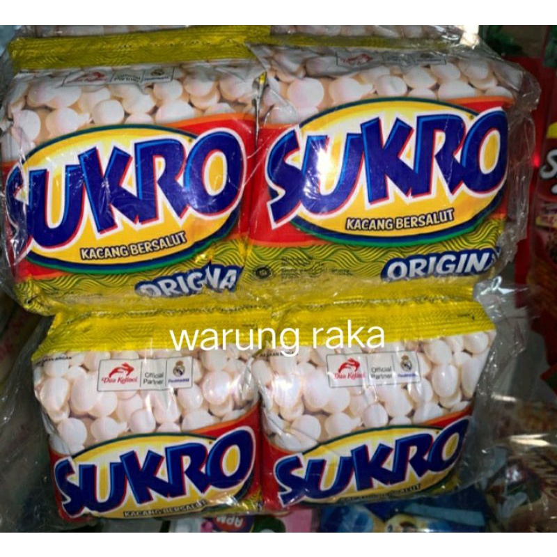 Jual Sukro Kacang Bersalut Original 1 Renteng Isi 10 Pcs Shopee Indonesia