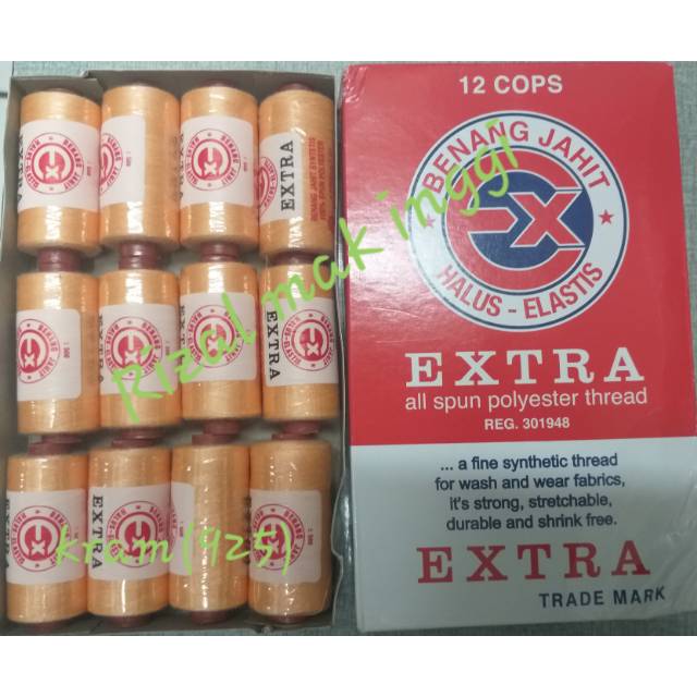 Benang jahit extra krem (925) 500 yards