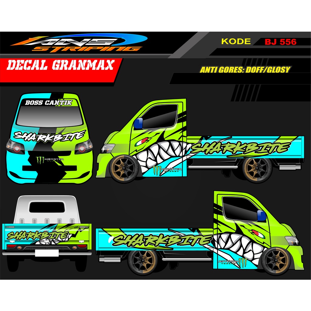 DECAL GRANMAX PICK UP / STICKER GRANMAX L300 CARRY / STIKER MOBIL GRANMAX