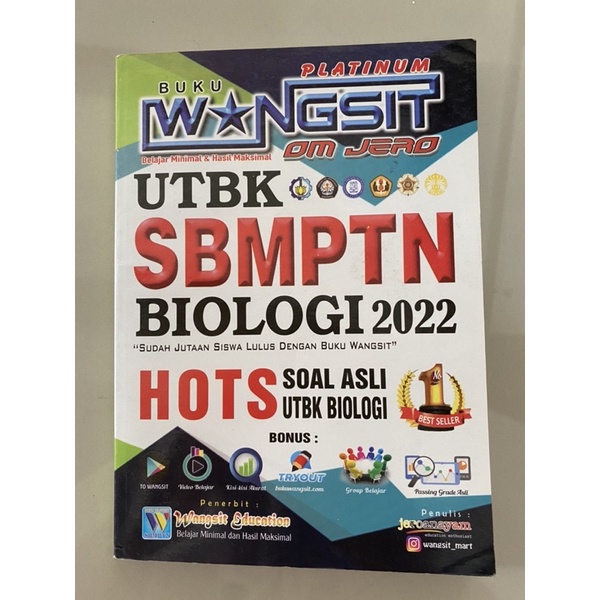 WANGSIT OM JERO SAINTEK UTBK 2022