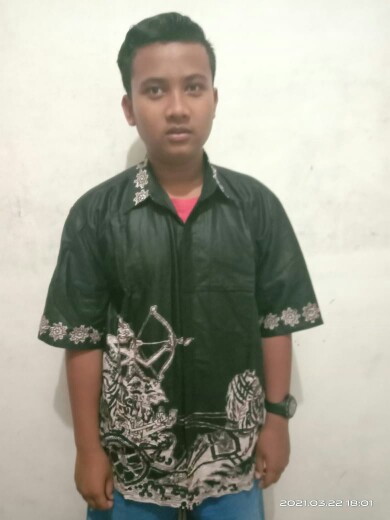 Bswart Batik Hrb026 Kenongo Hem Pendek Padi Pekalongan M L Xl Batik Pria Murah Modern Grosir