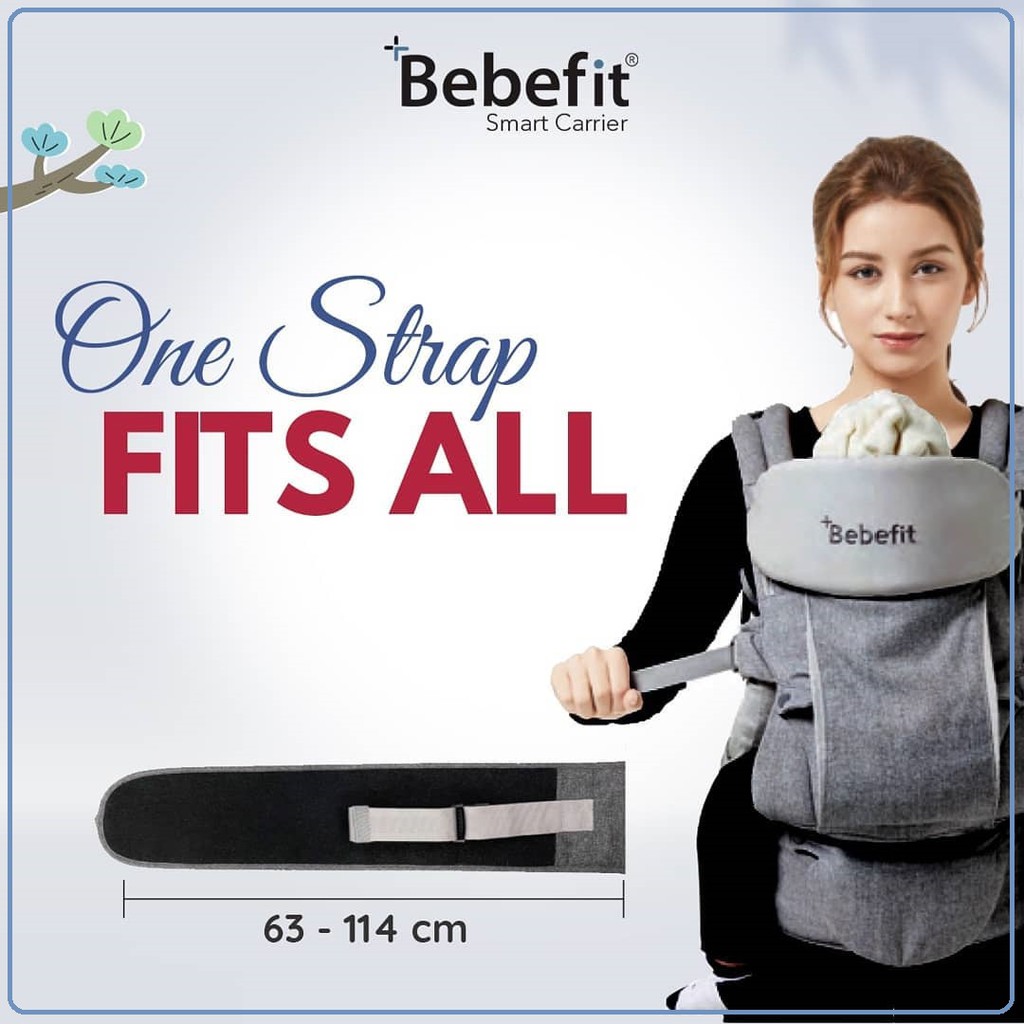 Bebefit Smart Baby Carrier &amp; Foldable Hip Seat