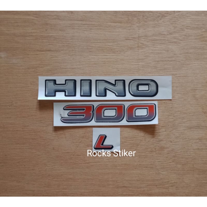 Stiker Hino 300 New L / Stiker Hino 300 L / Stiker Hino 300 set / sticker truck trek truk Hino 300 s