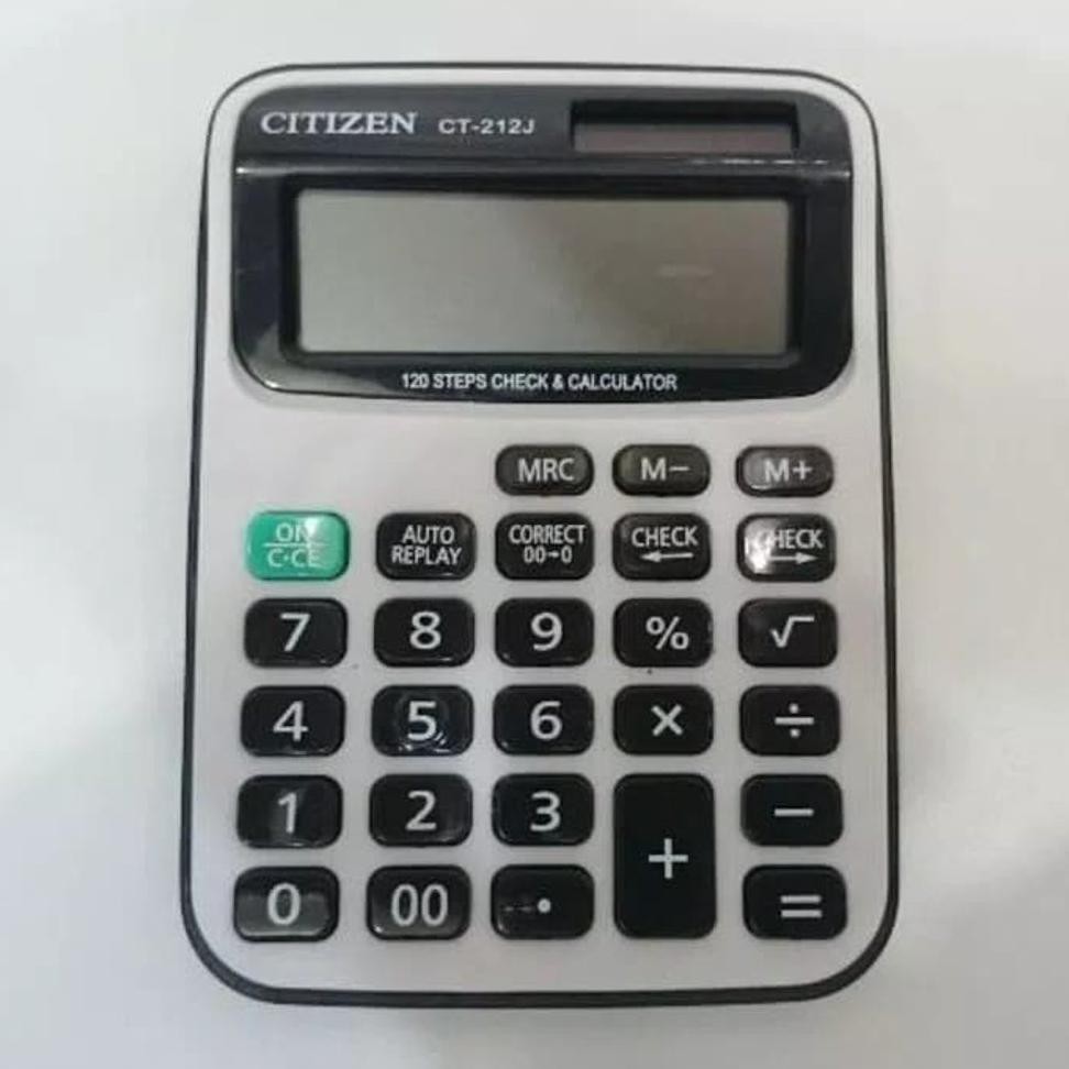 

Kalkulator CITIZEN 12 Digit CT 212J - Calculator CITIZEN TYPE CT-212J