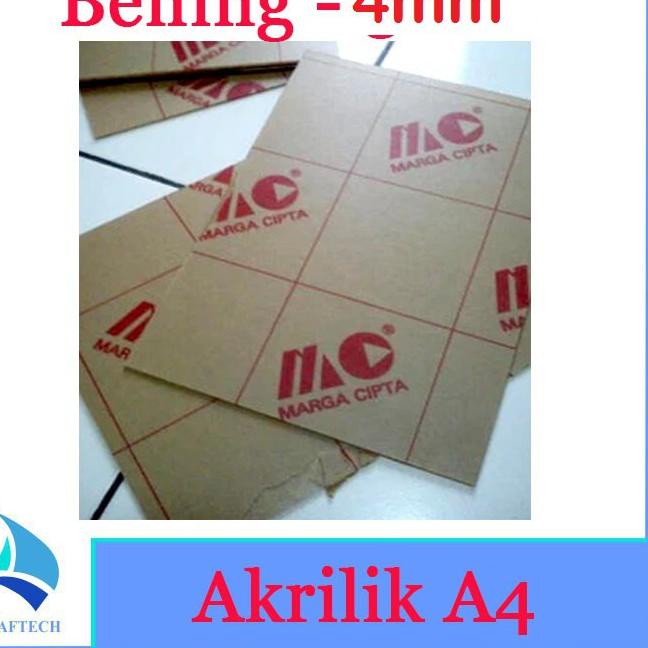

Harga Murah Akrilik A4 Lembaran 4mm Acrylic 4 mm Bening Transparan Marga Cipta