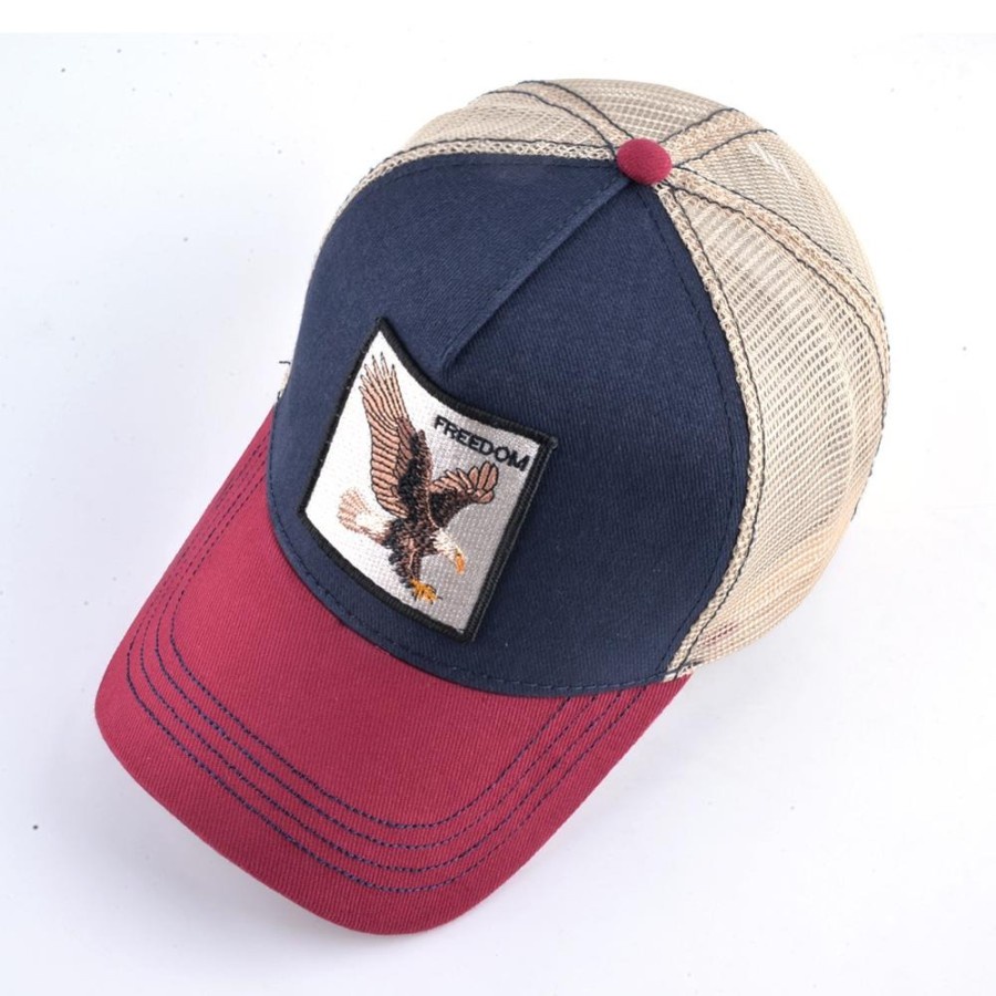 Topi Trucker Baseball Wolf Quick Drying Mesh - DH-YK