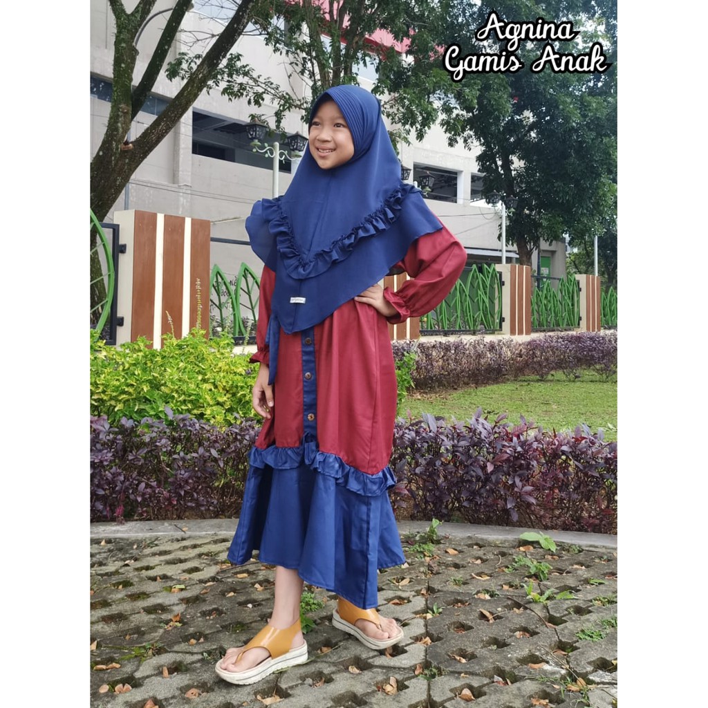 FREE BABY GOLD Gamis Ibu Anak Toyobo Sarimbit Couple