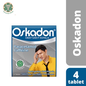 Jual OSKADON Obat Sakit Kepala 4 tablet | Shopee Indonesia