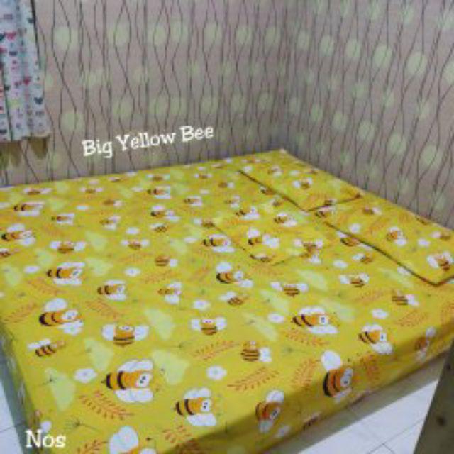 Sprei Homemade Motif Dewasa Anak Karakter Green Rose Daisy