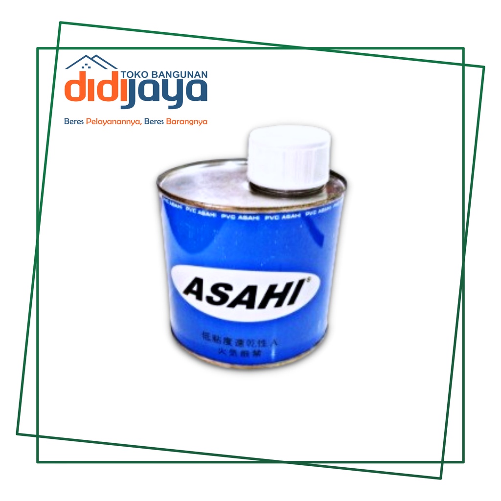 Lem Pipa Pvc ASAHI Kemasan Kaleng - Lem Paralon Kaleng ASAHI