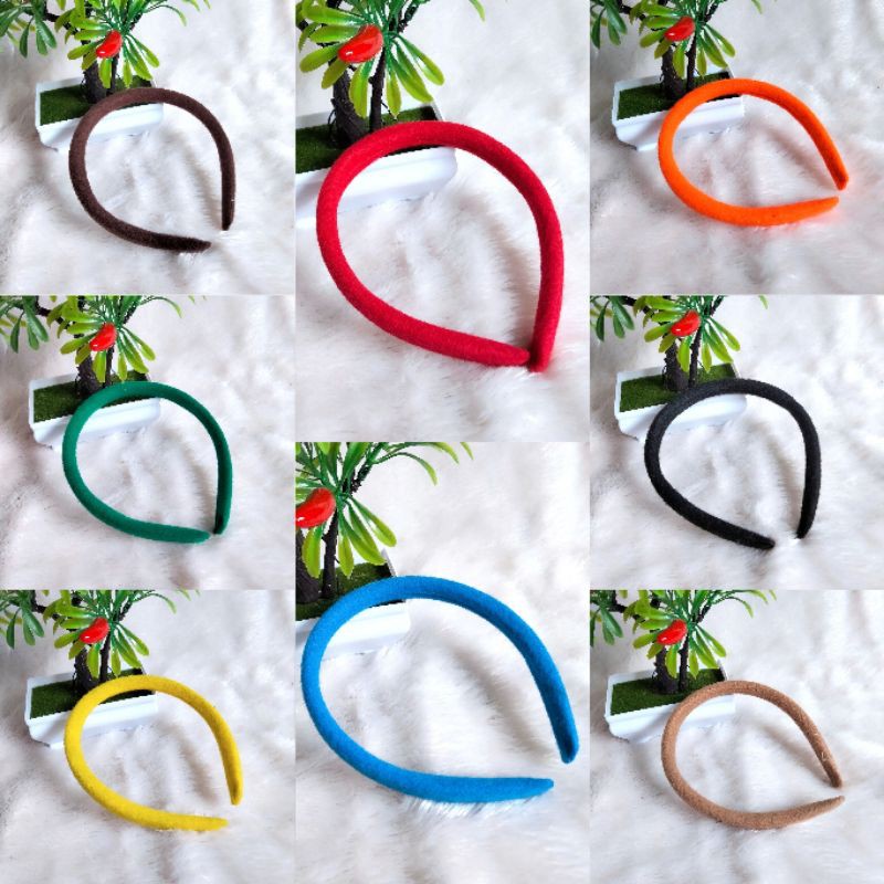 Bando Fashion Korea Bando Polos Warna Bando Basic Korean