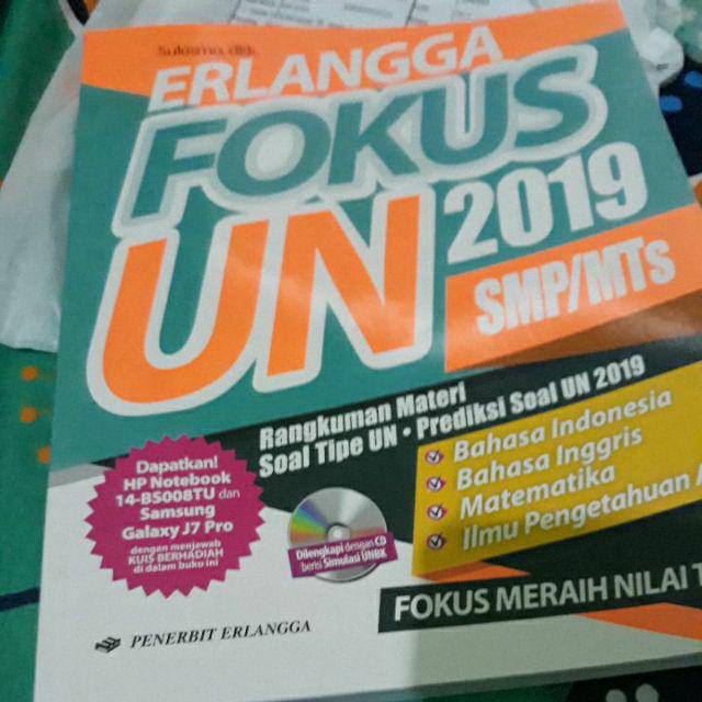 View Kunci Jawaban Fokus Un Erlangga 2019 Smp Background