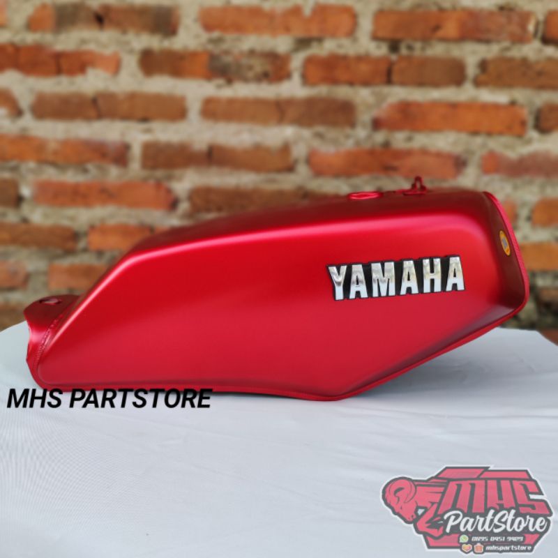 COVER TANGKI MOTOR YAMAHA RXKING RX KING KING 135 MAROON DOFF PCX